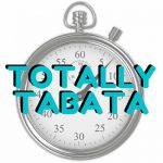 Totally Tabata logo with stopwatch