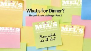 What's for Dinner - Part 2 with mult-colored Post It notes